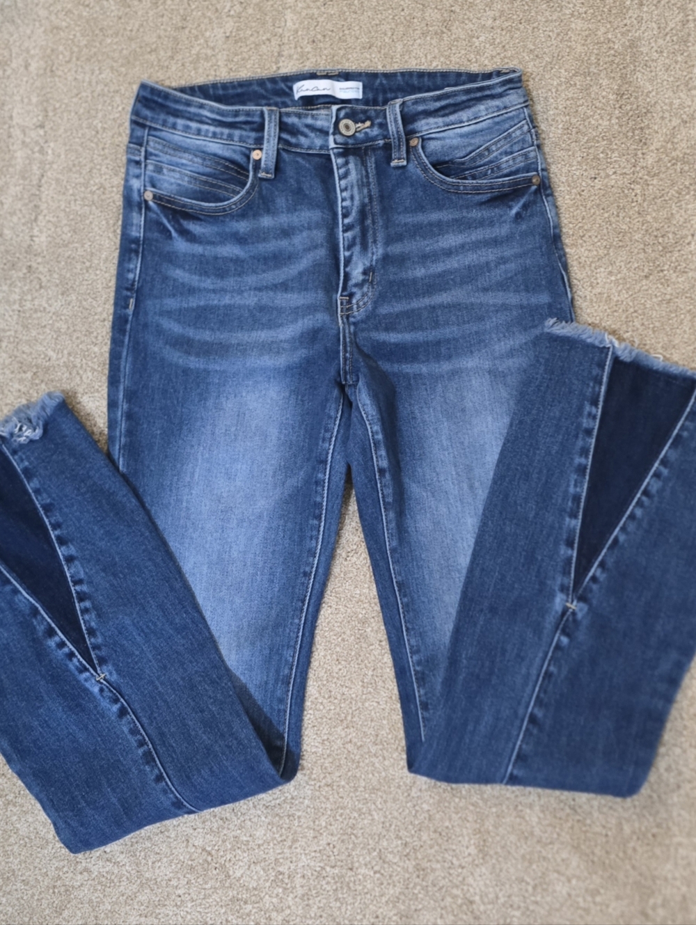 KanCan Blue Flare Women's Jeans - Picture 7 of 9